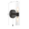 Bolton 2 Light Wall Light - Black