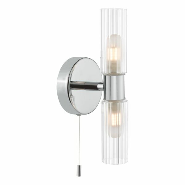 Bolton 2 Light Wall Light - Chrome