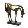 GHS681 Grazing Horse Statue