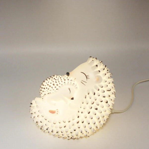 Mother and baby Hedgehog Mini LED Light