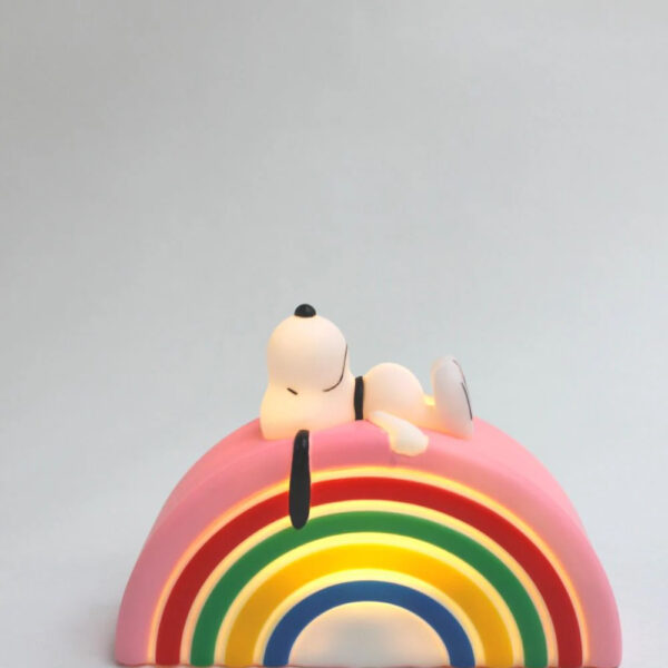 Snoopy on Rainbow Mini LED